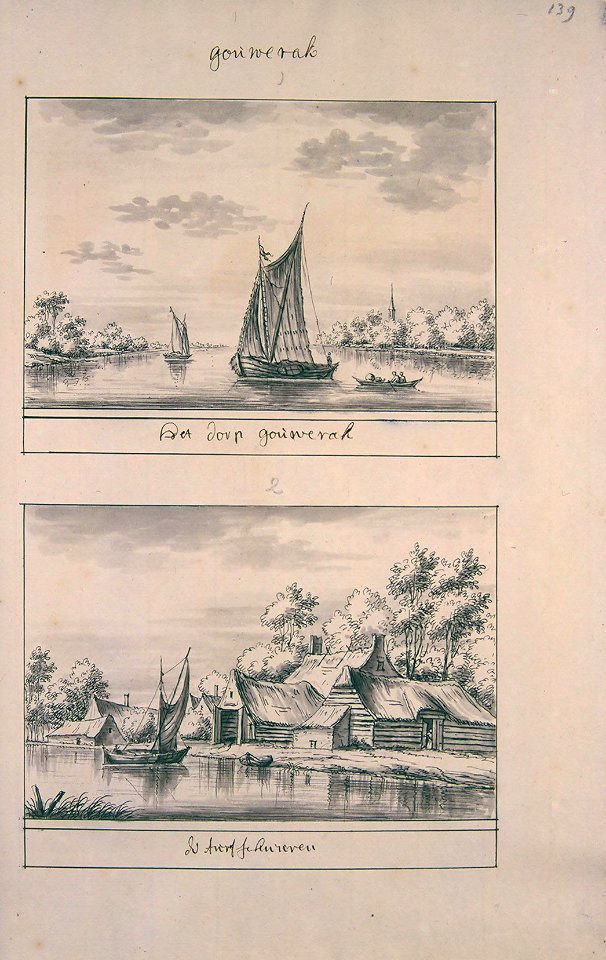 Atlas Schoemaker: Zuid-Holland, Gouderak, Cornelis Pronk, between 1710 and 1735