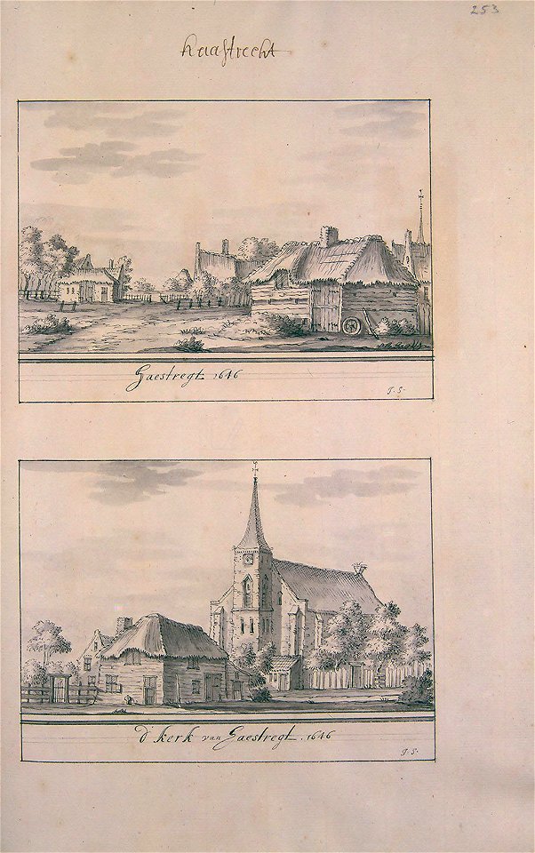 Atlas Schoemaker-ZUIDHOLLAND-DEEL3-1751-Zuid-Holland, Haastrecht