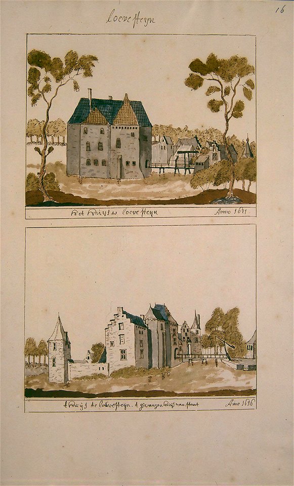 Atlas Schoemaker-ZUIDHOLLAND-DEEL4-1936-Zuid-Holland, Loevestein