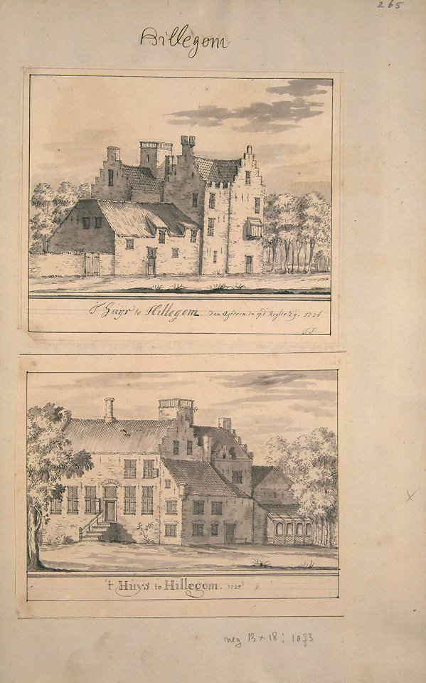 Atlas Schoemaker-ZUIDHOLLAND-DEEL3-1760-Zuid-Holland, Hillegom