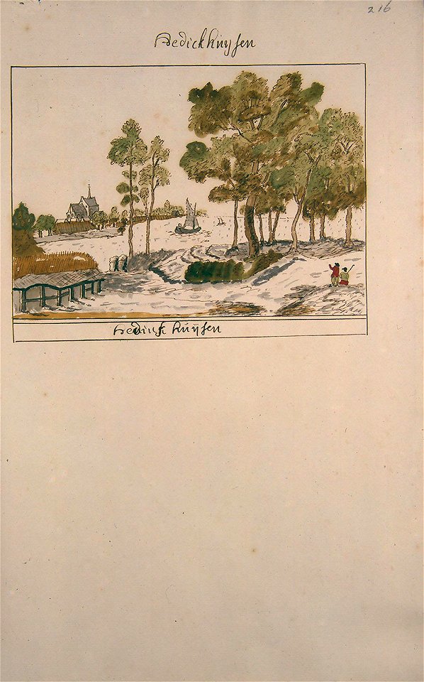 Atlas Schoemaker-ZUIDHOLLAND-DEEL3-1730-Zuid-Holland, Hedikhuizen