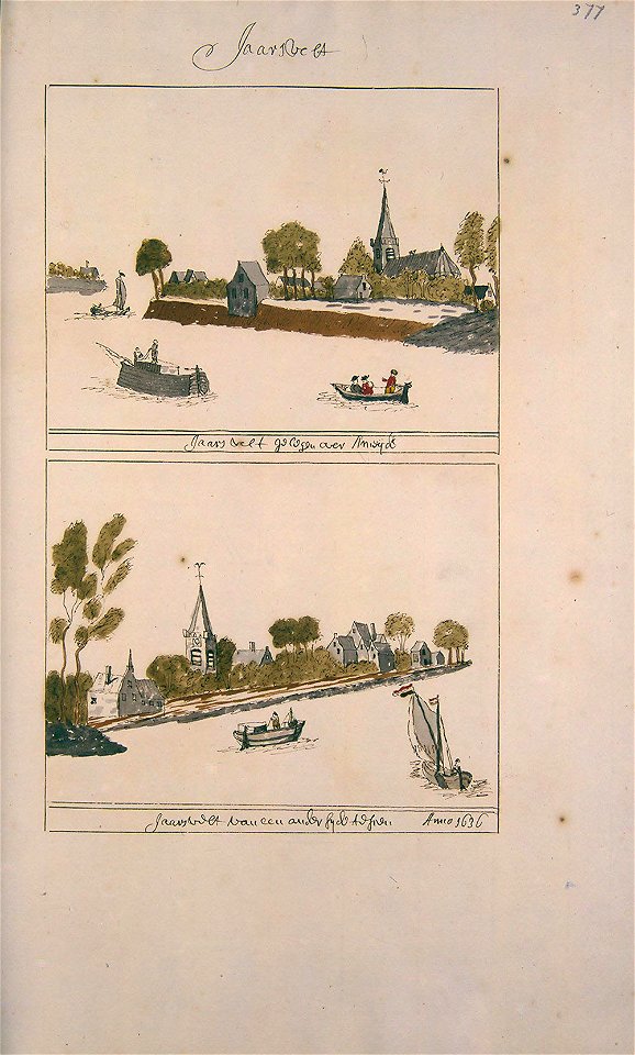 Atlas Schoemaker: Zuid-Holland, Jaarsveld, Abraham de Haen, between 1710 and 1735