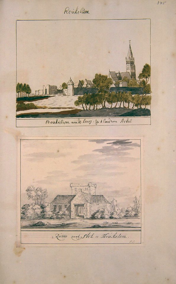 Atlas Schoemaker: Zuid-Holland, Heukelum, Cornelis Pronk, between 1710 and 1735