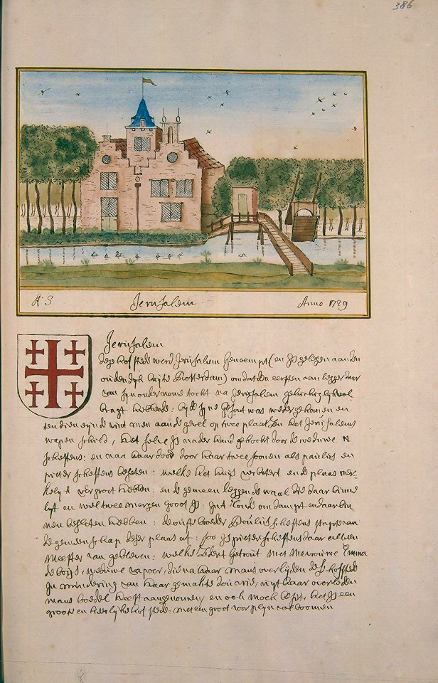 Atlas Schoemaker-ZUIDHOLLAND-DEEL3-1845-Zuid-Holland, Jerusalem