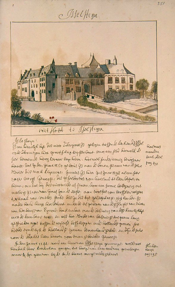 Atlas Schoemaker: Zuid-Holland, Ysselstein, Cornelis Pronk, between 1710 and 1735