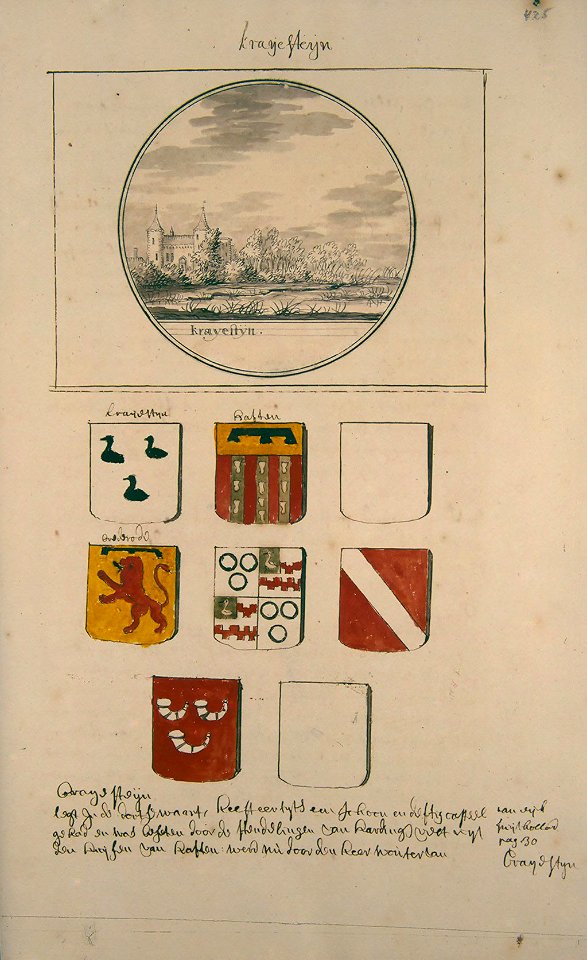 Atlas Schoemaker: Zuid-Holland, Krayesteyn, Cornelis Pronk, between 1710 and 1735