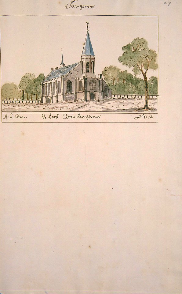 Atlas Schoemaker: Zuid-Holland, Langeraar, Cornelis Pronk, between 1710 and 1735