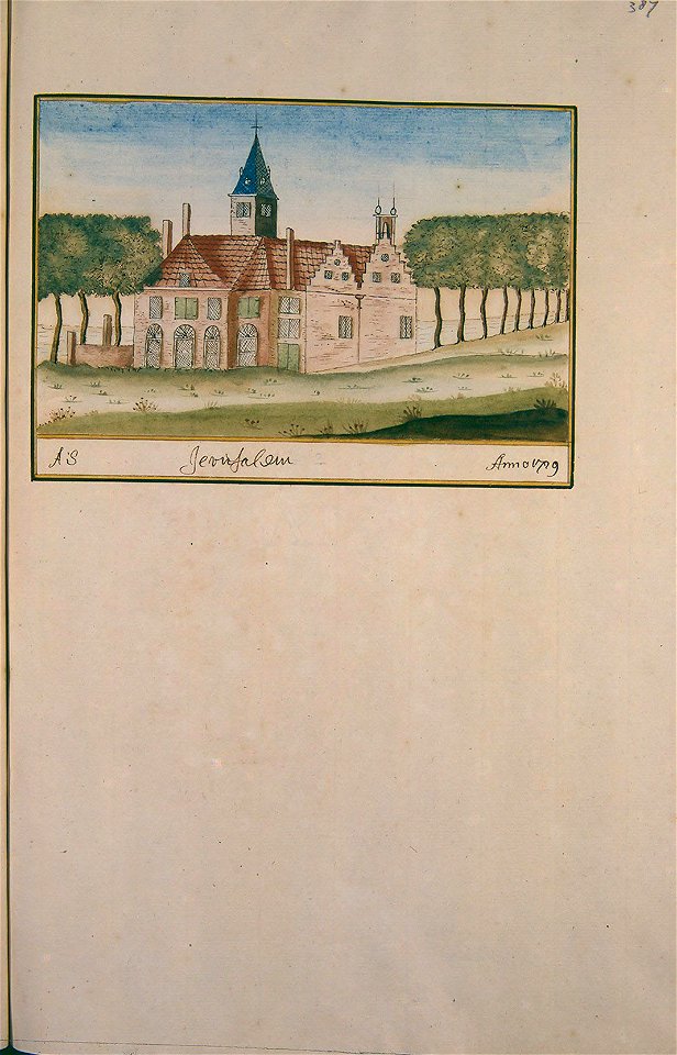 Atlas Schoemaker-ZUIDHOLLAND-DEEL3-1846-Zuid-Holland, Jerusalem