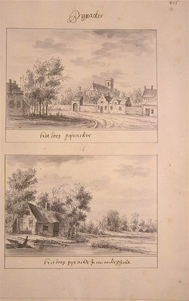 Atlas Schoemaker: Zuid-Holland, Pijnacker, Cornelis Pronk, between 1710 and 1735