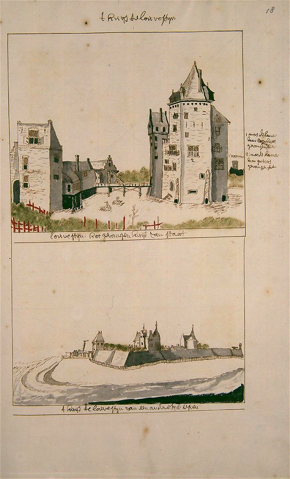 Atlas Schoemaker: Zuid-Holland, Loevestein, Cornelis Pronk, between 1710 and 1735