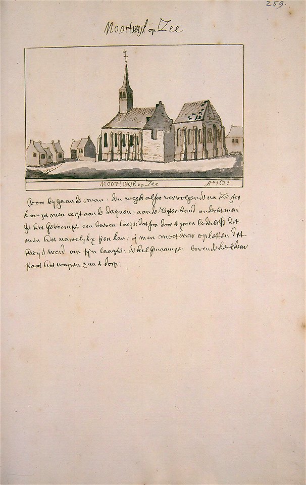 Atlas Schoemaker-ZUIDHOLLAND-DEEL4-2072-Zuid-Holland, Noordwijk aan Zee
