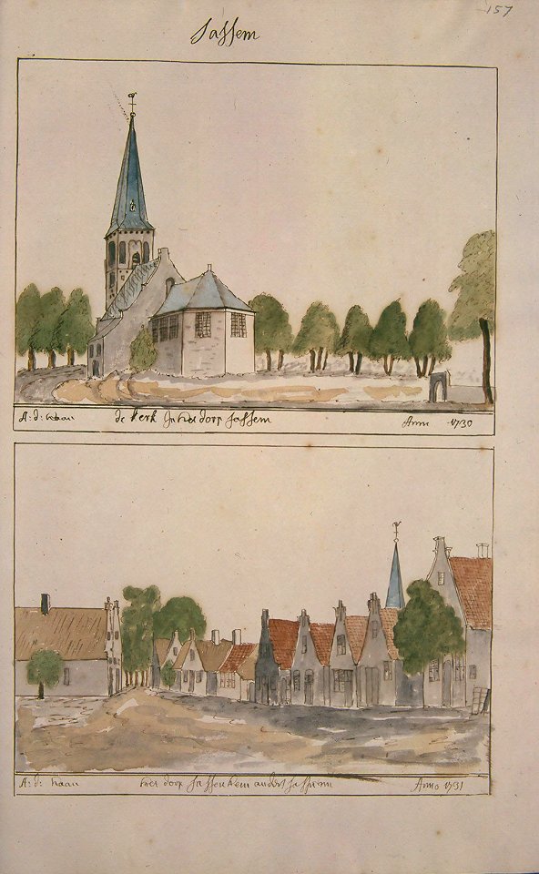 Atlas Schoemaker-ZUIDHOLLAND-DEEL5-2280-Zuid-Holland, Sassenheim
