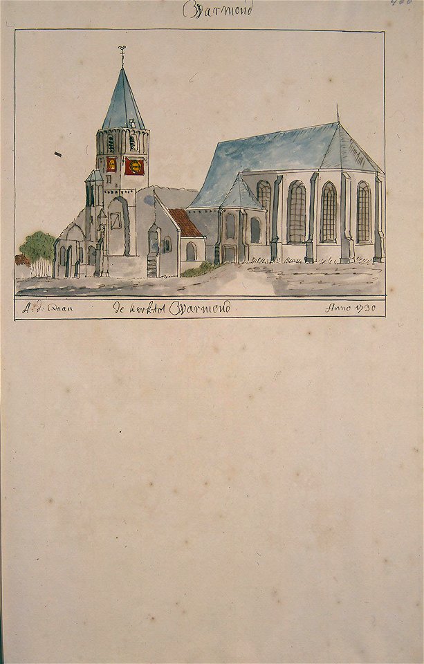 Atlas Schoemaker-ZUIDHOLLAND-DEEL5-2435-Zuid-Holland, Warmond