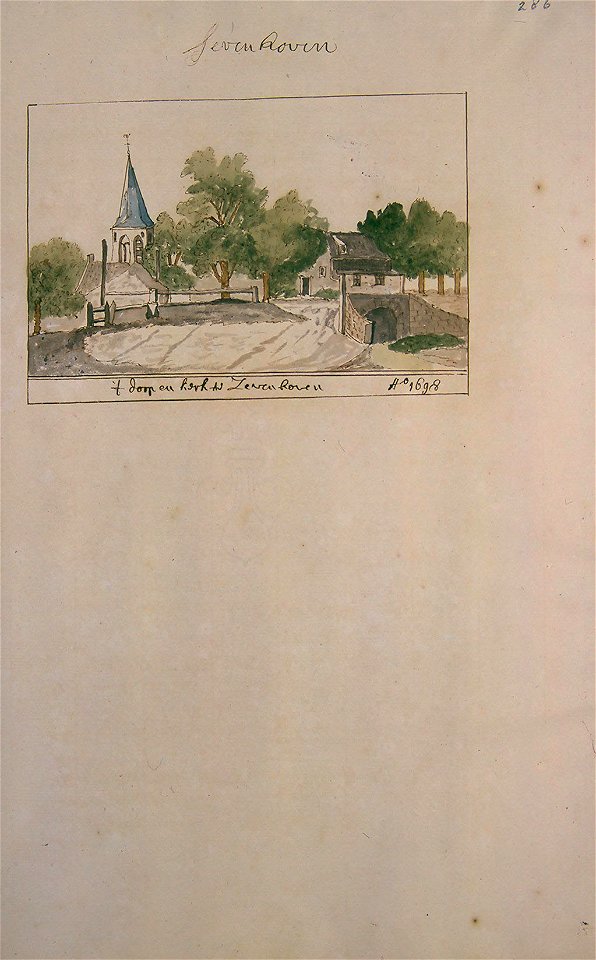 Atlas Schoemaker-ZUIDHOLLAND-DEEL5-2349-Zuid-Holland, Zevenhoven