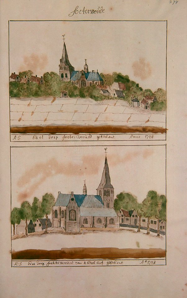 Atlas Schoemaker: Zuid-Holland, Zoeterwoude, Cornelis Pronk, between 1710 and 1735
