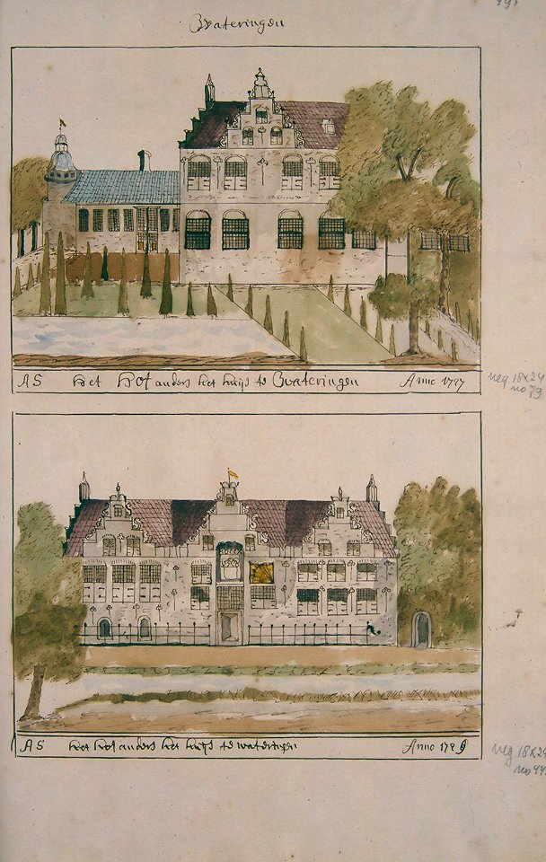Atlas Schoemaker: Zuid-Holland, Wateringen, Cornelis Pronk, between 1710 and 1735