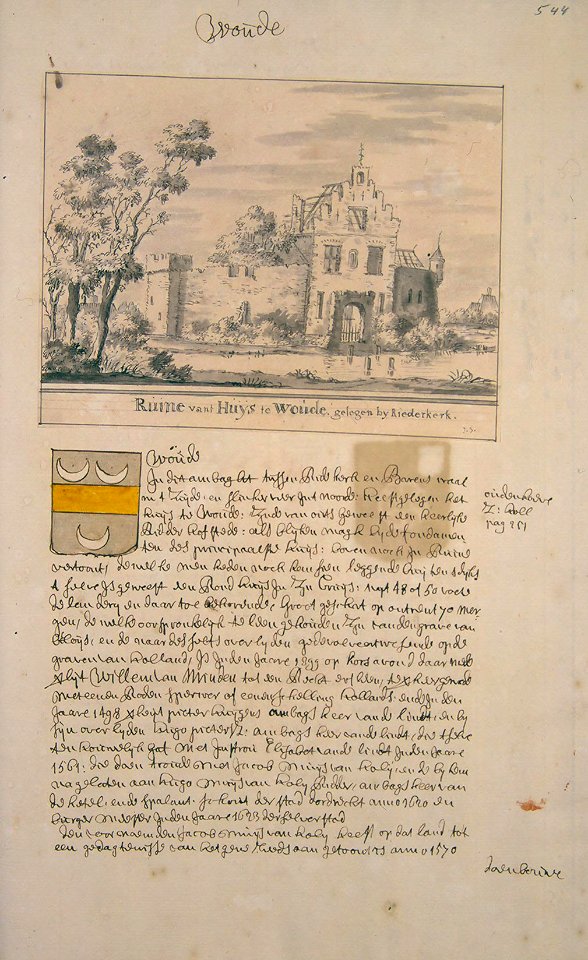 Atlas Schoemaker: Zuid-Holland, Woude, Cornelis Pronk, between 1710 and 1735