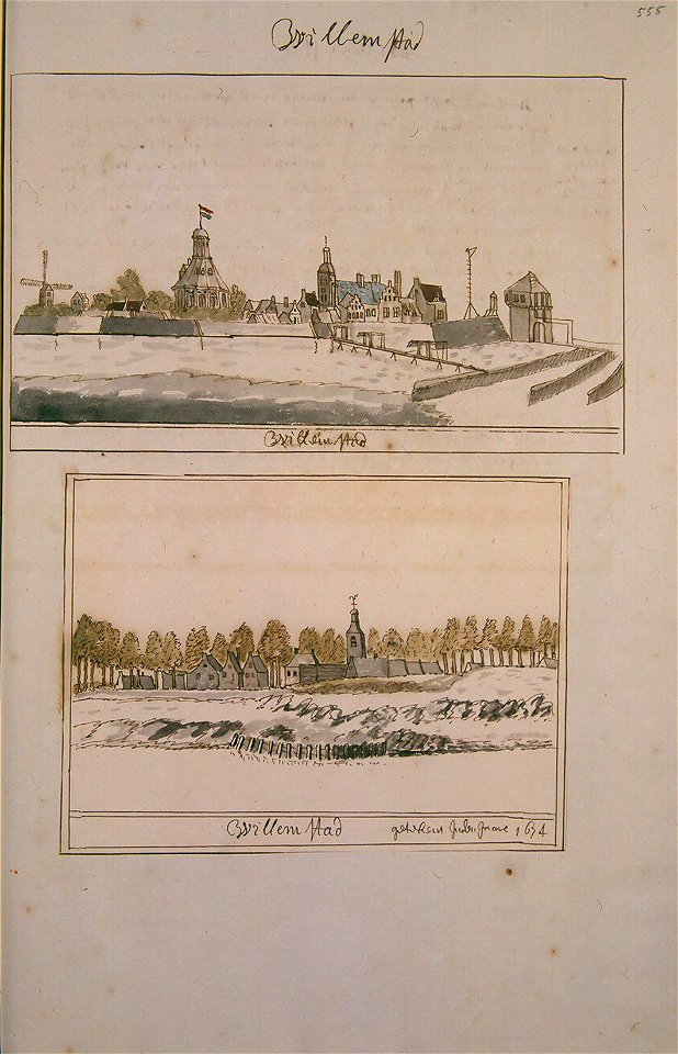 Atlas Schoemaker-ZUIDHOLLAND-DEEL5-2482-Zuid-Holland, Willemstad