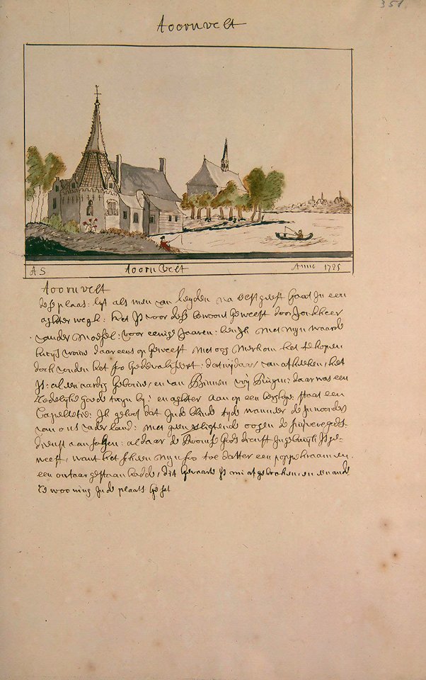 Atlas Schoemaker: Zuid-Holland, Toornvelt, Cornelis Pronk, between 1710 and 1735