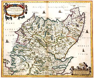 Atlas Van der Hagen-KW1049B11 047-EXTIMAE SCOTIAE pars Septentrionalis, in qua Provinciae ROSSIA, SUTHERLANDIAE, CATHENESIA, et STRATH-NAVERNIAE