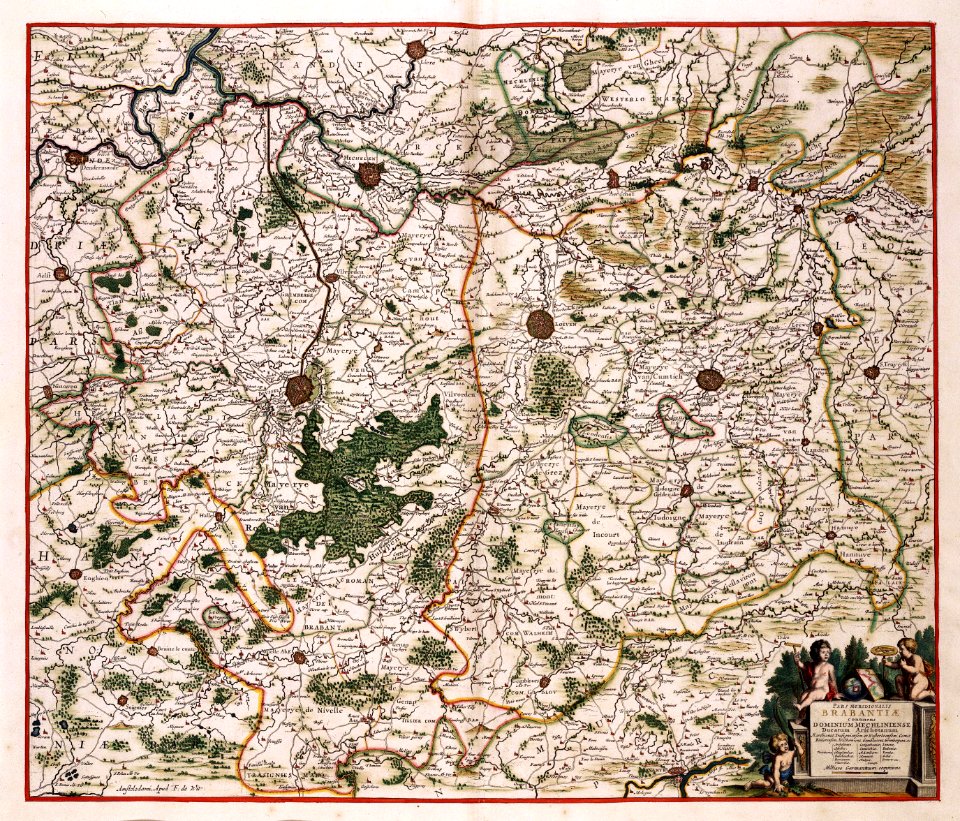 Atlas Van der Hagen-KW1049B11 058-PARS MERIDIONALIS BRABANTIAE continens DOMINIUM MECHLINIENSE Ducatum Arschotanum