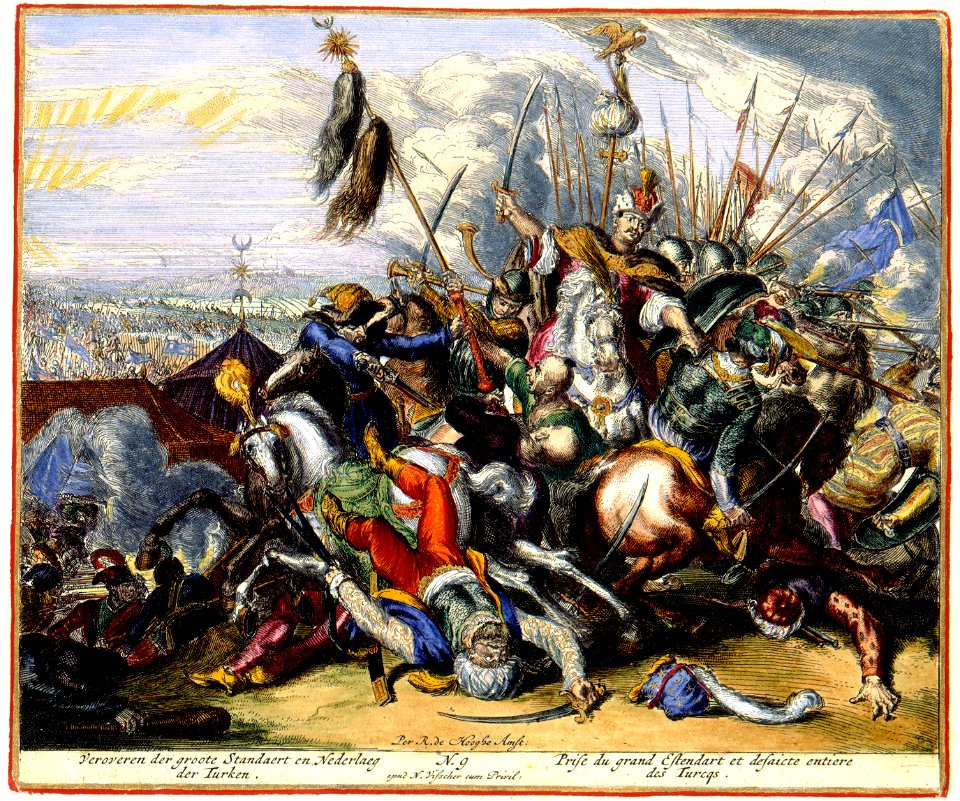 Atlas Van der Hagen-KW1049B10 051 6A-Veroveren der groote Standaert en Nederlaeg der Turken = Prise du grand Estendart et defaicte entiere des Turcqs