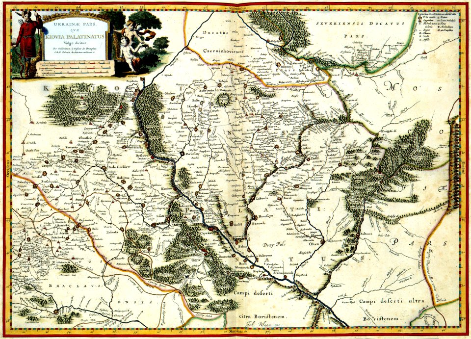 Atlas Van der Hagen-KW1049B10 043-UKRAINAE PARS, QUA KIOVIA PALATINATUS Vulgo dicitur