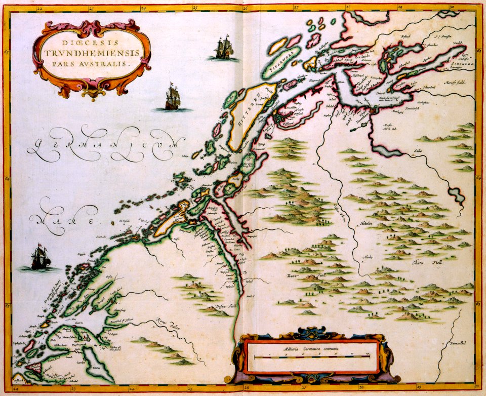 Atlas Van der Hagen-KW1049B10 011-DIOECESIS TRVNDHEMIENSIS PARS AVSTRALIS