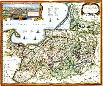 Atlas Van der Hagen-KW1049B10 037-Tabula PRUSSIAE EXIMIA CURA CONSCRIPTA