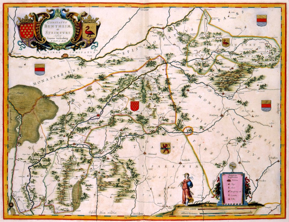 Atlas Van der Hagen-KW1049B10 072-COMITATVS BENTHEIM et STEINFVRT