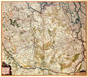 Atlas Van der Hagen-KW1049B11 057-TABULA DUCATUS BRABANTIAE continens MARCHIONATUM SACRI IMPERII et DOMINIUM MECHLINIENSE de novo accuratè emendata