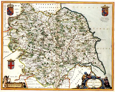 Atlas Van der Hagen-KW1049B11 033-DVCATVS EBORACENSIS Anglice YORKSHIRE.