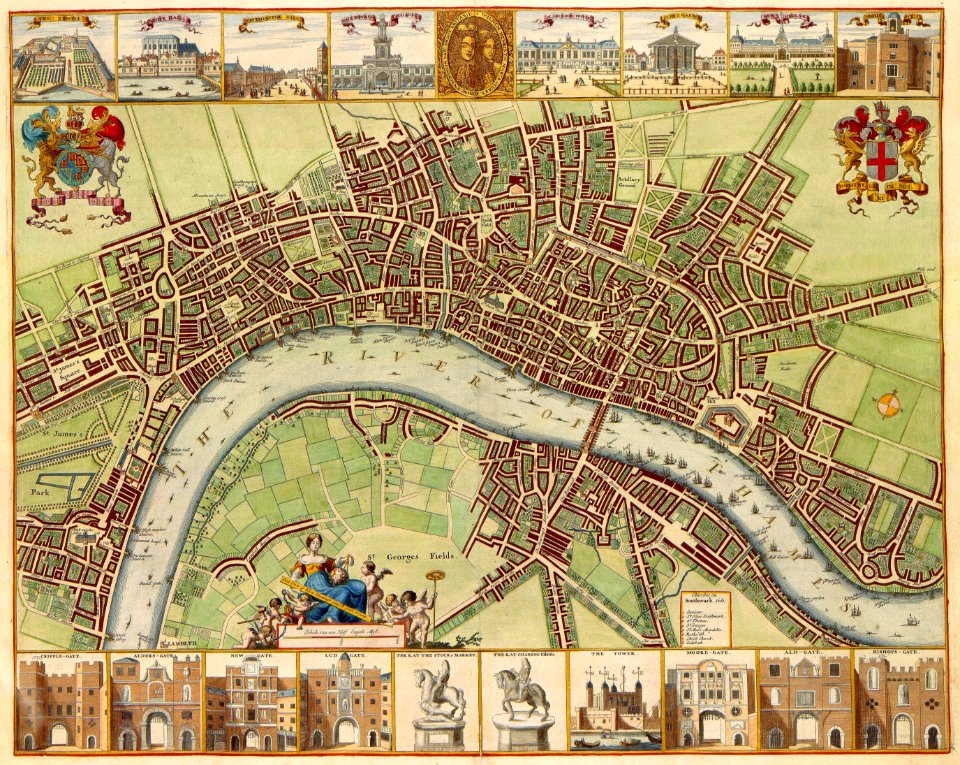 Atlas Van der Hagen-KW1049B11 020-Plattegrond van de stad Londen