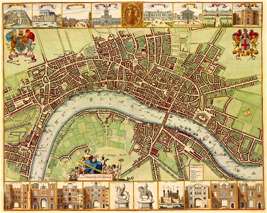 Atlas Van der Hagen-KW1049B11 020-Plattegrond van de stad Londen