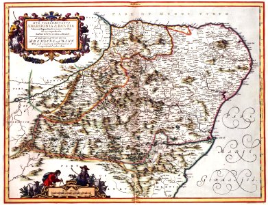 Atlas Van der Hagen-KW1049B11 045-A Description of the two Shyres ABERDENE and BANF, With such Countreys and Provinces as ar comprehended under them