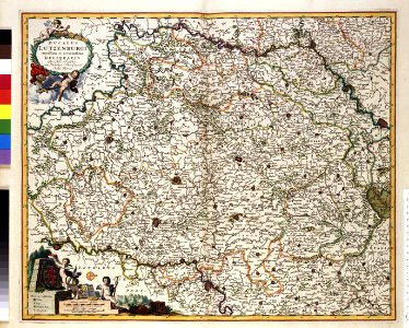Atlas Van der Hagen-KW1049B11 063-DUCATUS LUTZENBURGI Novissima et accuratissima DELINEATIO