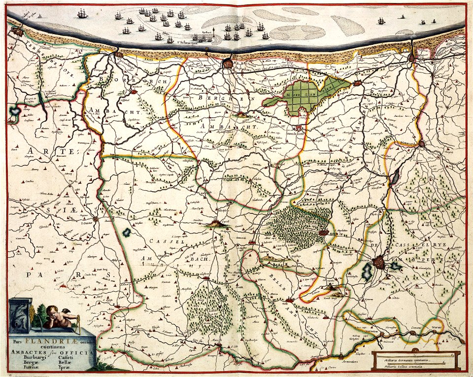 Atlas Van der Hagen-KW1049B11 066-Pars FLANDRIAE occiden continens