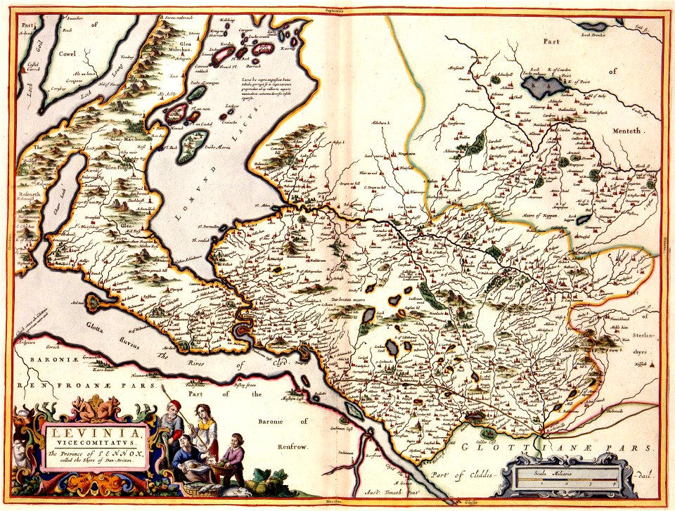 Atlas Van der Hagen-KW1049B11 044-LEVINIA VICECOMITATVS. The Province of LENNOX, called the Shyre of Dun-Britton