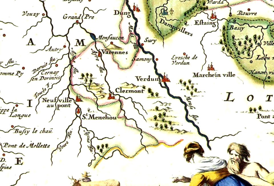Atlas Van der Hagen-KW1049B11 056-BELGII REGII TABULA in qua omnes Provinciae ab Hispanis ad annum 1684 possessae, nec non tam a Rege Galliae quam Batavis acquisitae, accuratissime (verdun)
