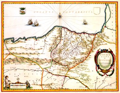 Atlas Van der Hagen-KW1049B12 008-BISCAIA, ALAVA, et GVIPVSCOA CANTABRIAE VETERIS PARTES