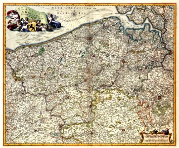 Atlas Van der Hagen-KW1049B11 065-FLANDRIAE COMITATUS Accuratissima Descriptio, edita