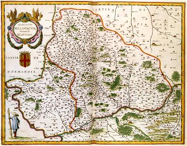 Atlas Van der Hagen-KW1049B12 027-COMITATVS BELLOVACVM Vernacule BEAVVAIS