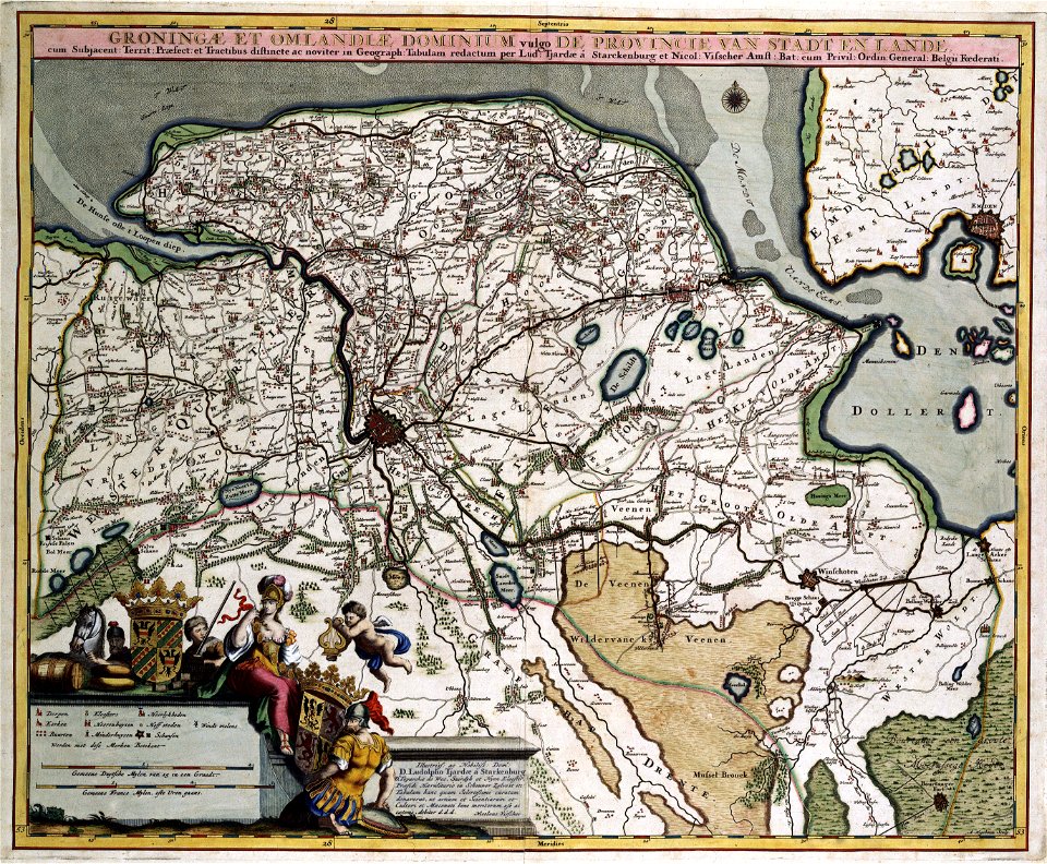 Atlas Van der Hagen-KW1049B11 099-GRONINGAE ET OMELANDIAE DOMINIUM = DE PROVINCIE VAN STADT EN LANDE