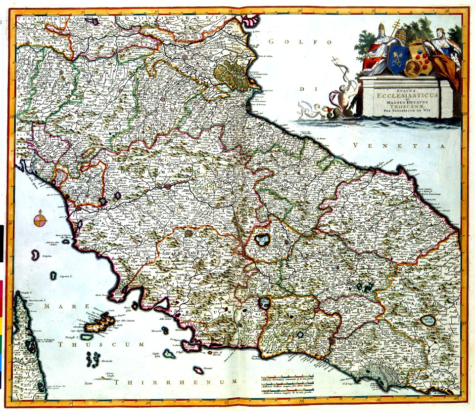 Atlas Van der Hagen-KW1049B12 072-STATUS ECCLESIASTICUS et MAGNUS DUCATUS THOSCANAE
