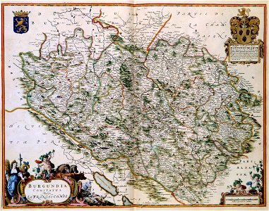 Atlas Van der Hagen-KW1049B12 045-BURGUNDIA COMITATUS. Vulgo La FRANCHECOMTÉ