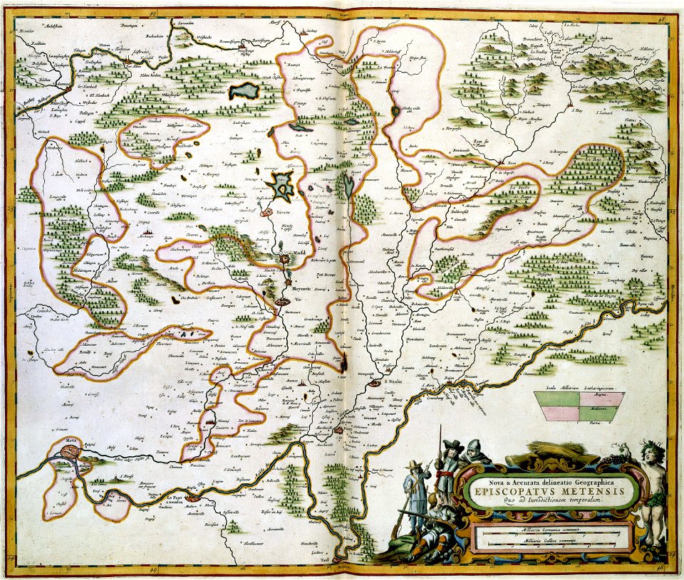 Atlas Van der Hagen-KW1049B12 046-Nova & Accurata delineatio Geographica EPISCOPATVS METENSIS Quo ad Iurisdictionem temporalem