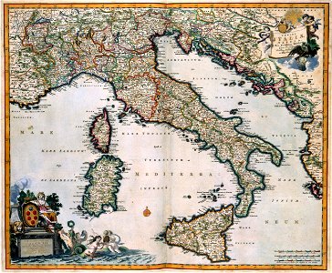 Atlas Van der Hagen-KW1049B12 049-TOTIUS ITALIAE TABULA