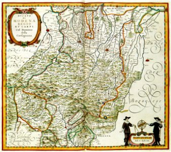 Atlas Van der Hagen-KW1049B12 066-DVCATO DI MODENA REGIO ET CARPI , Col Dominio della Carsagnana