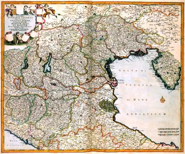 Atlas Van der Hagen-KW1049B12 067-Accuratissima DOMINII VENETI IN ITALIA DUCATUS PARMAE MODENAE REGII ET MANTUAE EPISCOPATUSSSS- TRIDENTINI Tabula quae est LOMBARDIA INFERIOR