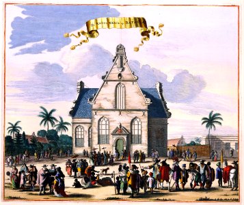 Atlas Van der Hagen-KW1049B13 023-De KRUYS KERCK op BATAVIA
